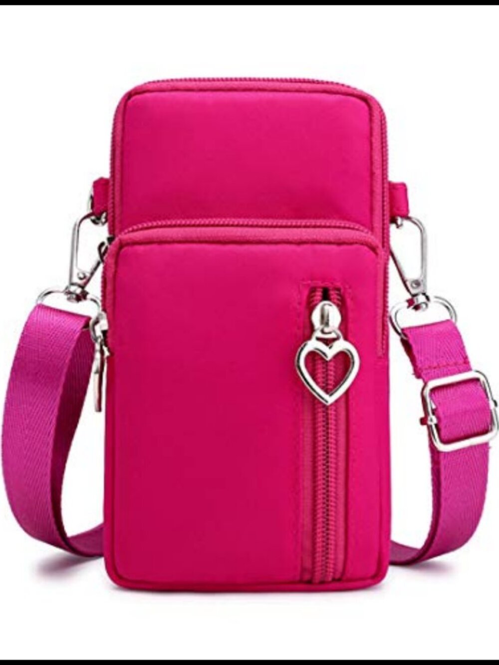 Small Crossbody Wallet Phone Bag Nylon Mini Purse Adjustable Strap